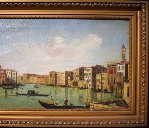 Venice, view of the Grand Canal from the Rialto Bridge